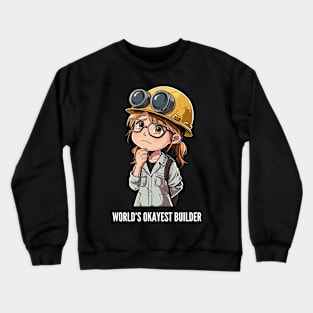 World's Okayest Builder v4 Crewneck Sweatshirt